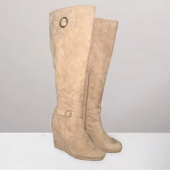 Justfab suede outlet boots